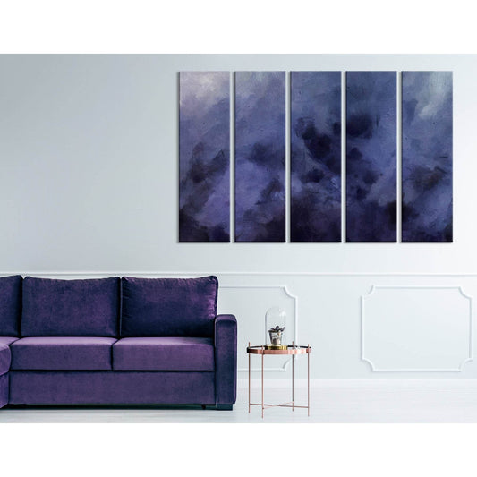 Purple Fog Abstract №04363 Ready to Hang Canvas Print - Zellart Canvas Prints ALL_Products