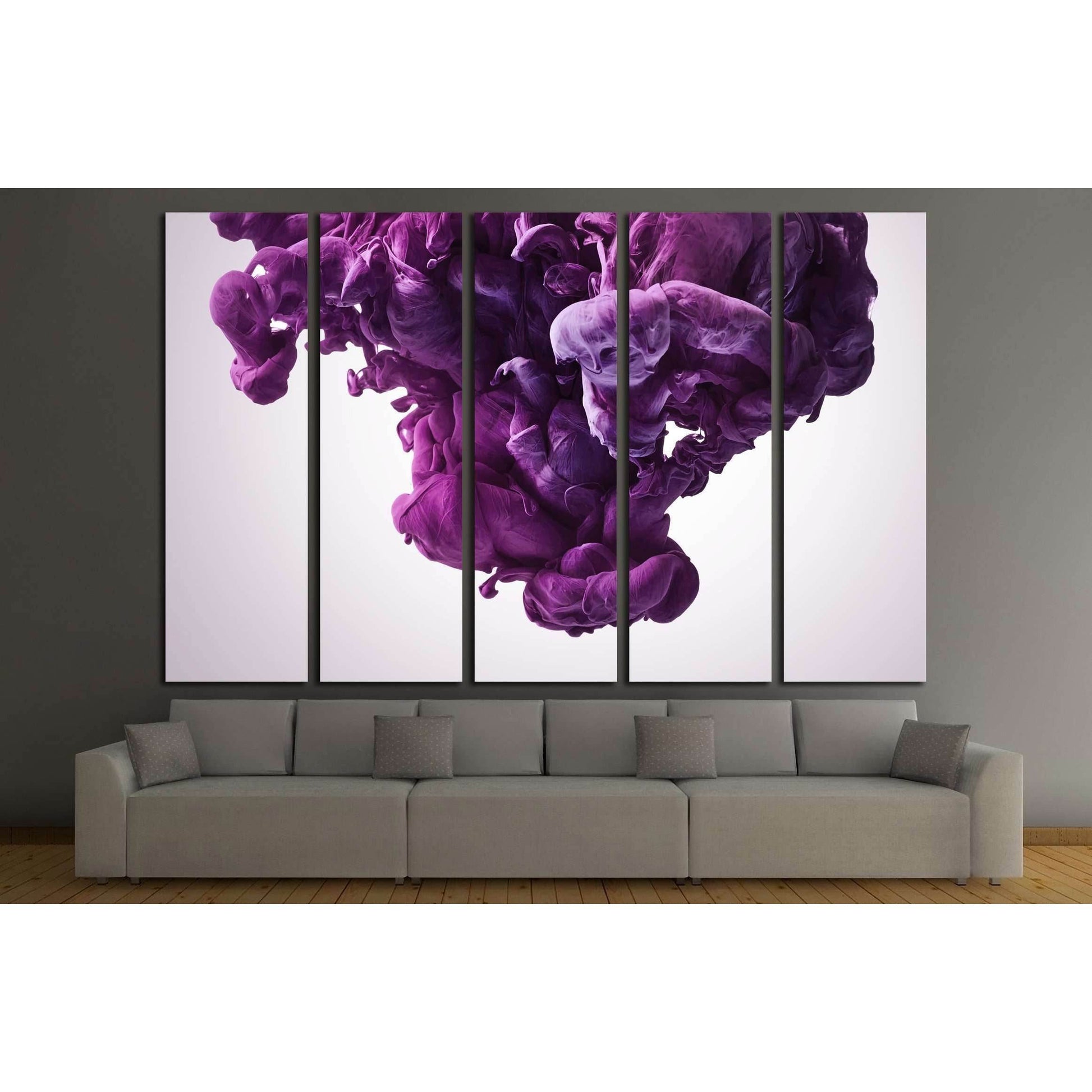 Purple paint splash. Abstract background №2567 Ready to Hang Canvas PrintCanvas art arrives ready to hang, with hanging accessories included and no additional framing required. Every canvas print is hand-crafted, made on-demand at our workshop and expertl