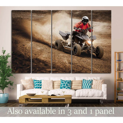 Quad Biker №155 Ready to Hang Canvas PrintCanvas art arrives ready to hang, with hanging accessories included and no additional framing required. Every canvas print is hand-crafted, made on-demand at our workshop and expertly stretched around 100% North A