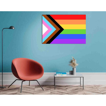 Rainbow pride flag №2116 Ready to Hang Canvas Print - Zellart Canvas Prints 2116, ALL_Products