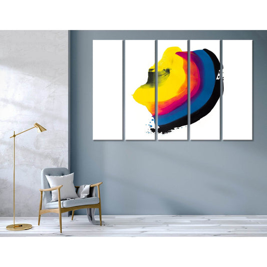 Rainbow Speck Abstract №04411 Ready to Hang Canvas Print - Zellart Canvas Prints ALL_Products