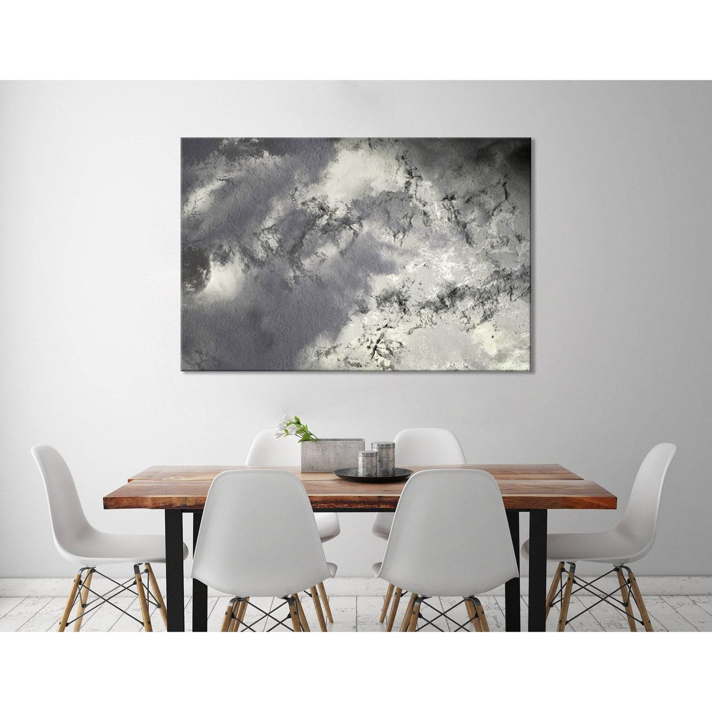 Rainy Sky Abstract №04368 Ready to Hang Canvas Print - Zellart Canvas Prints ALL_Products