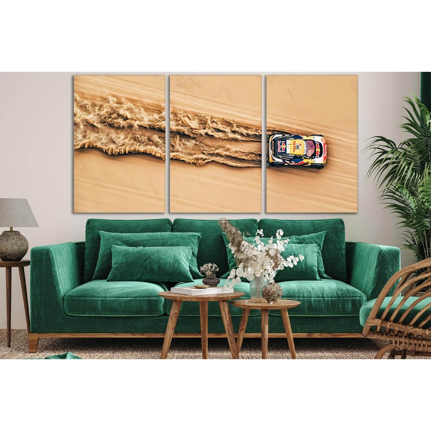 Rally Top View №SL939 Ready to Hang Canvas Print - Zellart Canvas Prints 0new, ALL_Products, Sports & Motivation