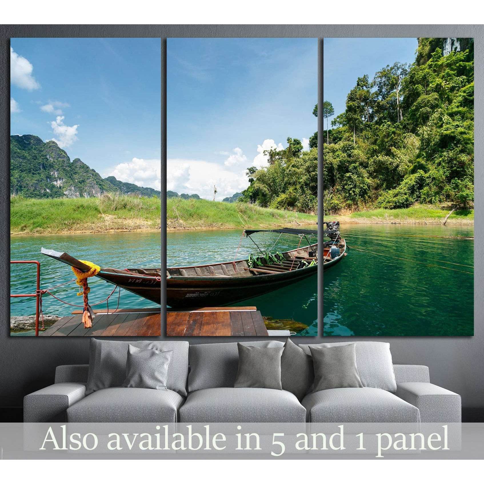 Ratchaprapa Dam, thailand №875 Ready to Hang Canvas Print - Zellart Canvas Prints ALL_Products, s-875