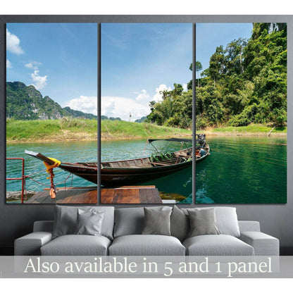 Ratchaprapa Dam, thailand №875 Ready to Hang Canvas Print - Zellart Canvas Prints ALL_Products, s-875
