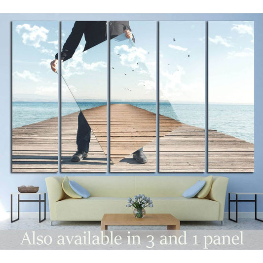 realistic painter №1085 Ready to Hang Canvas Print - Zellart Canvas Prints ALL_Products, s-1085