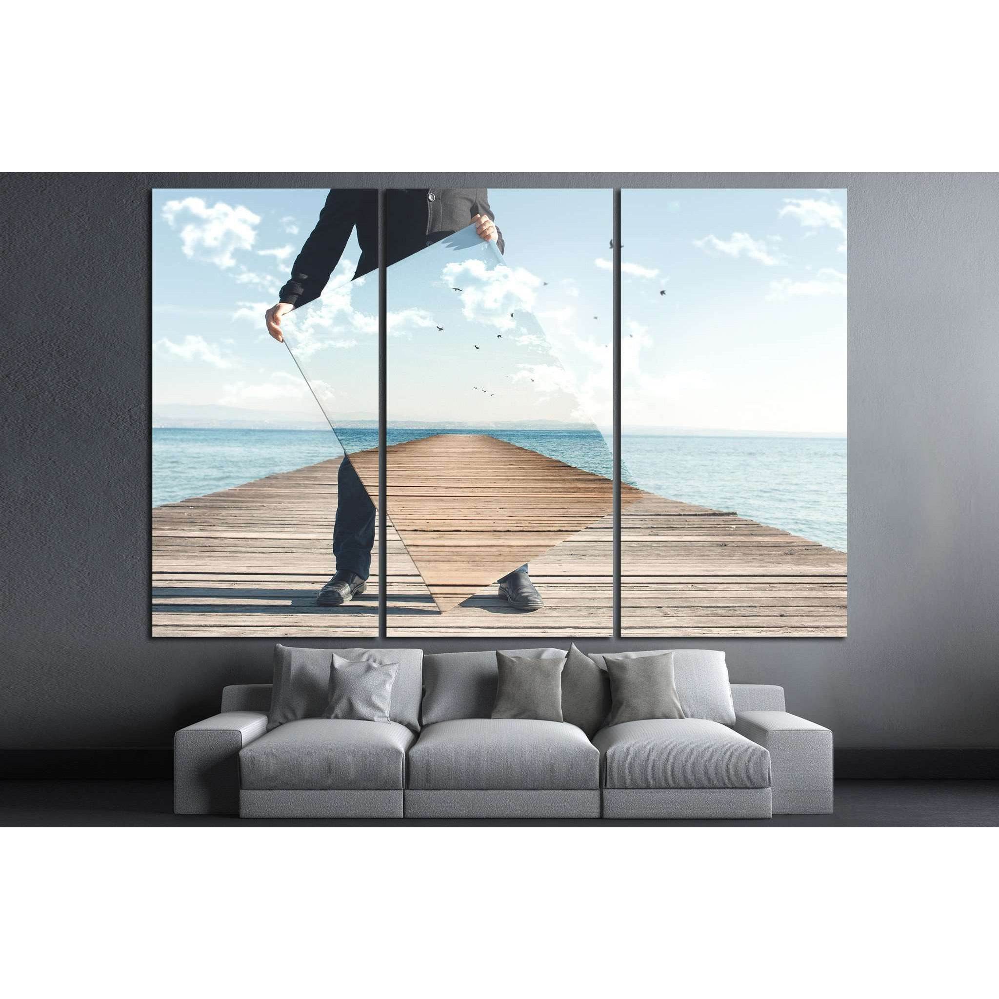 realistic painter №1085 Ready to Hang Canvas Print