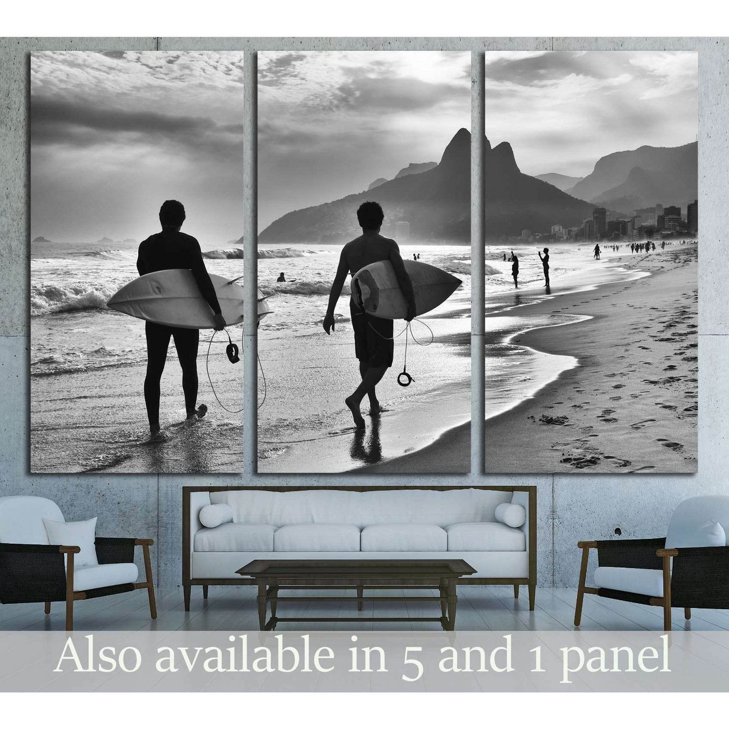 Rio de Janeiro, Brazil №3247 Ready to Hang Canvas Print - Zellart Canvas Prints ALL_Products, s-3247