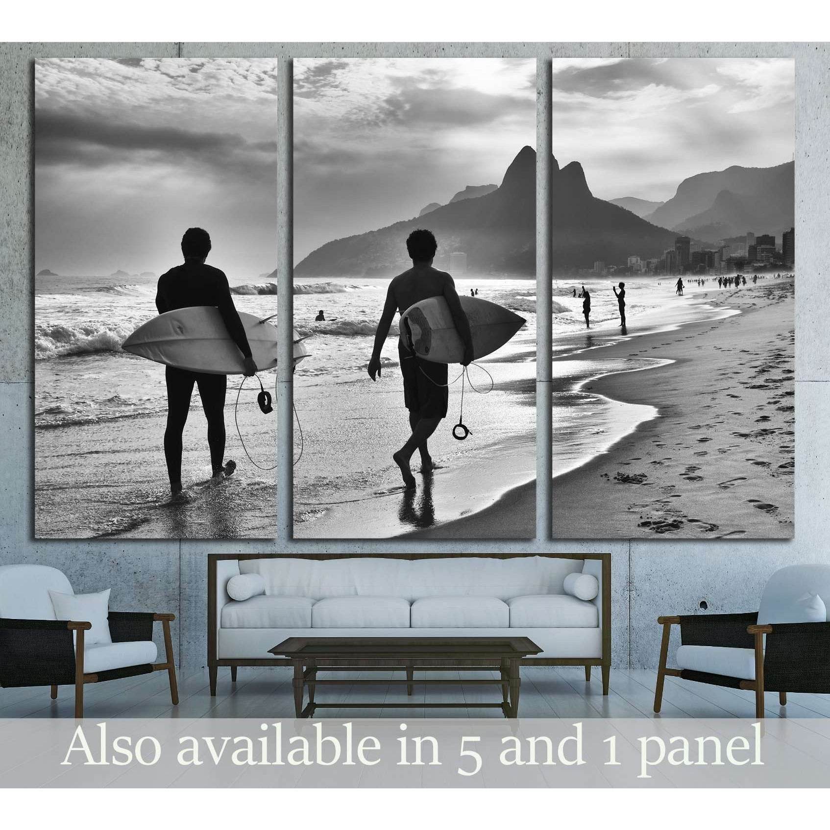Rio de Janeiro, Brazil №3247 Ready to Hang Canvas Print - Zellart Canvas Prints ALL_Products, s-3247