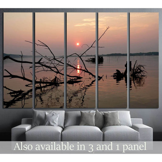 river №1956 Ready to Hang Canvas Print - Zellart Canvas Prints ALL_Products, s-1956