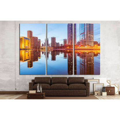 River And Modern Buildings Against Sky in Tianjin,China. №2726 Ready to Hang Canvas PrintCanvas art arrives ready to hang, with hanging accessories included and no additional framing required. Every canvas print is hand-crafted, made on-demand at our work