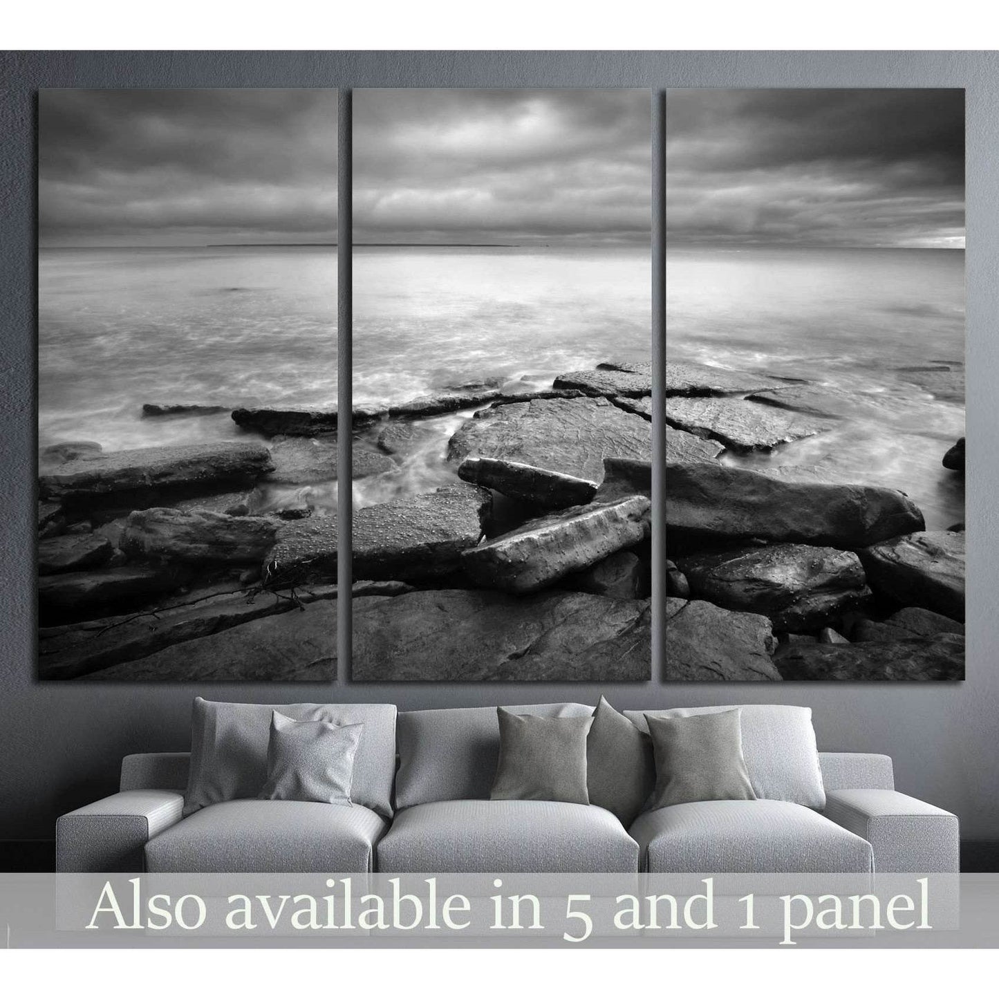 Rock Island №1392 Ready to Hang Canvas Print - Zellart Canvas Prints ALL_Products, s-1392