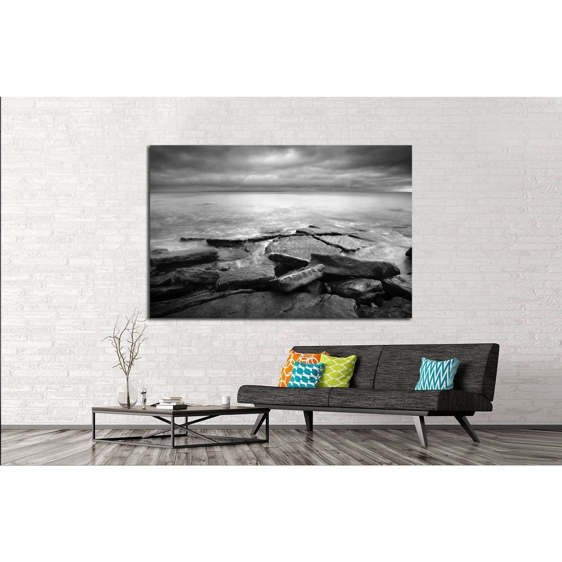 Rock Island №1392 Ready to Hang Canvas Print - Zellart Canvas Prints ALL_Products, s-1392