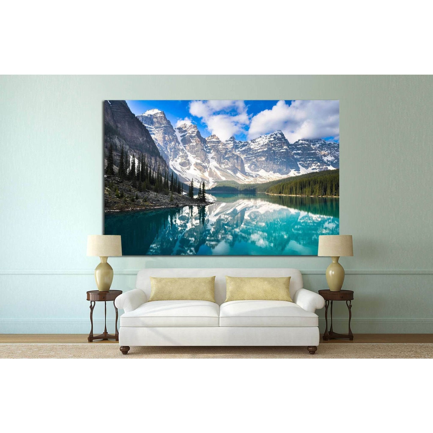 Rocky Mountains, Canada №633 Ready to Hang Canvas Print - Zellart Canvas Prints ALL_Products, s-633