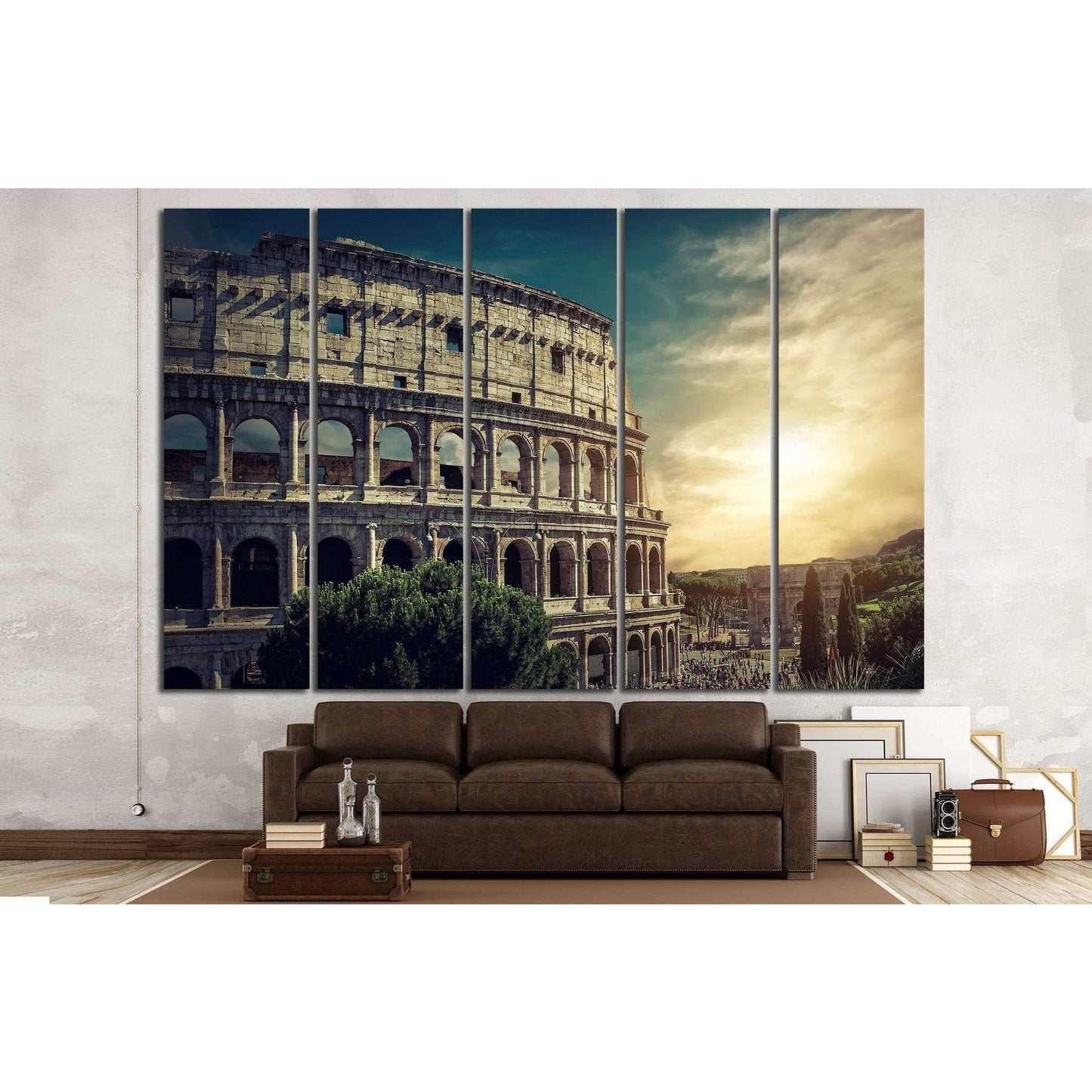 Roman Coliseum №740 Ready to Hang Canvas Print - Zellart Canvas Prints ALL_Products, s-740