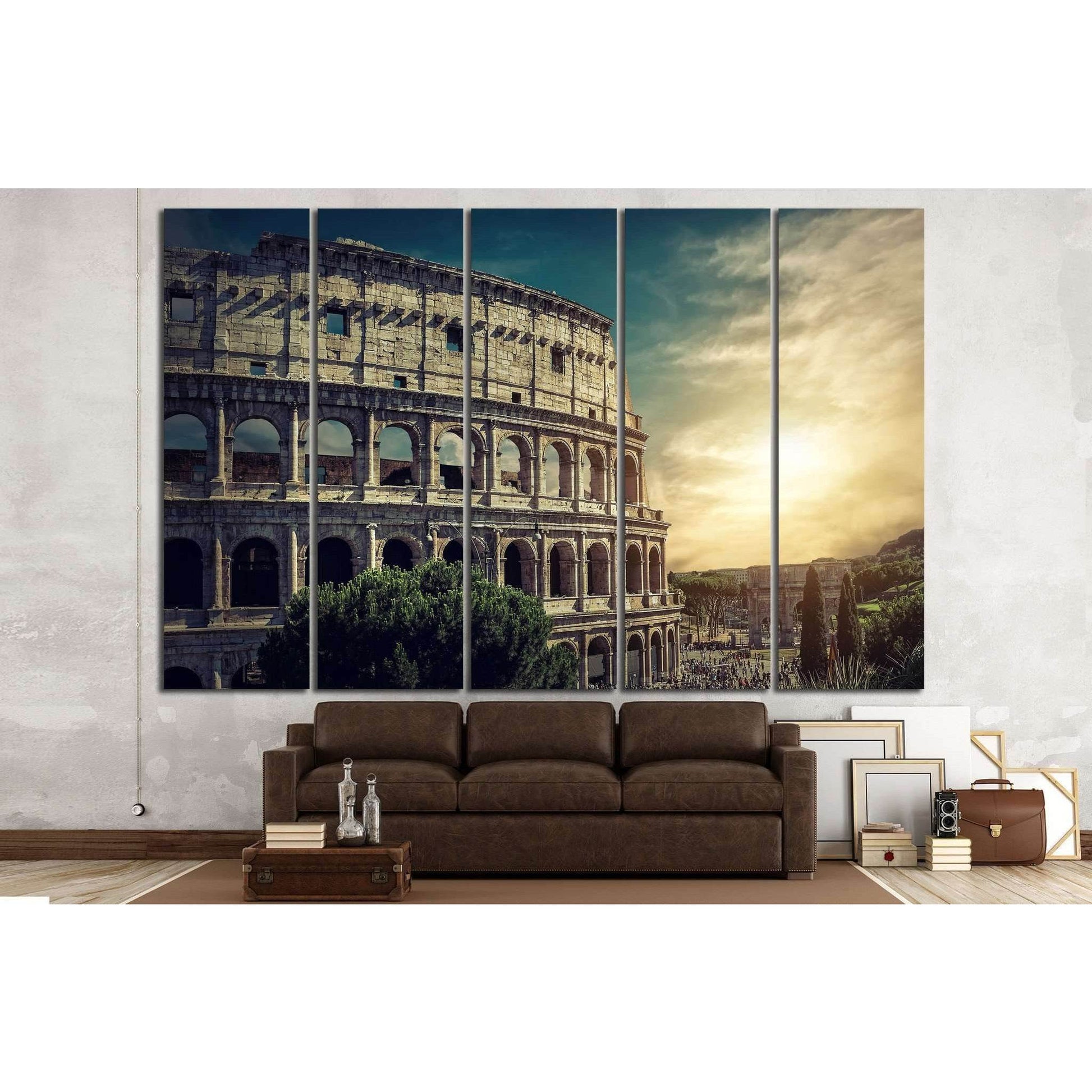 Roman Coliseum №740 Ready to Hang Canvas PrintCanvas art arrives ready to hang, with hanging accessories included and no additional framing required. Every canvas print is hand-crafted, made on-demand at our workshop and expertly stretched around 100% Nor