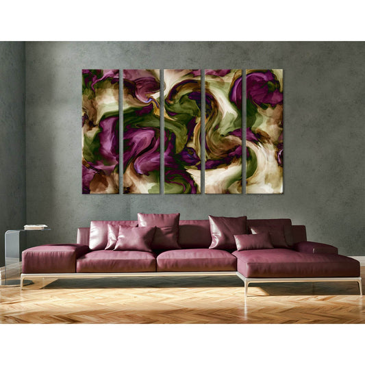 Rose Buds Abstract №04332 Ready to Hang Canvas Print - Zellart Canvas Prints ALL_Products