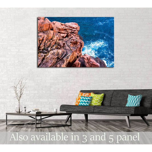 Rose cliff by the sea №2665 Ready to Hang Canvas PrintCanvas art arrives ready to hang, with hanging accessories included and no additional framing required. Every canvas print is hand-crafted, made on-demand at our workshop and expertly stretched around
