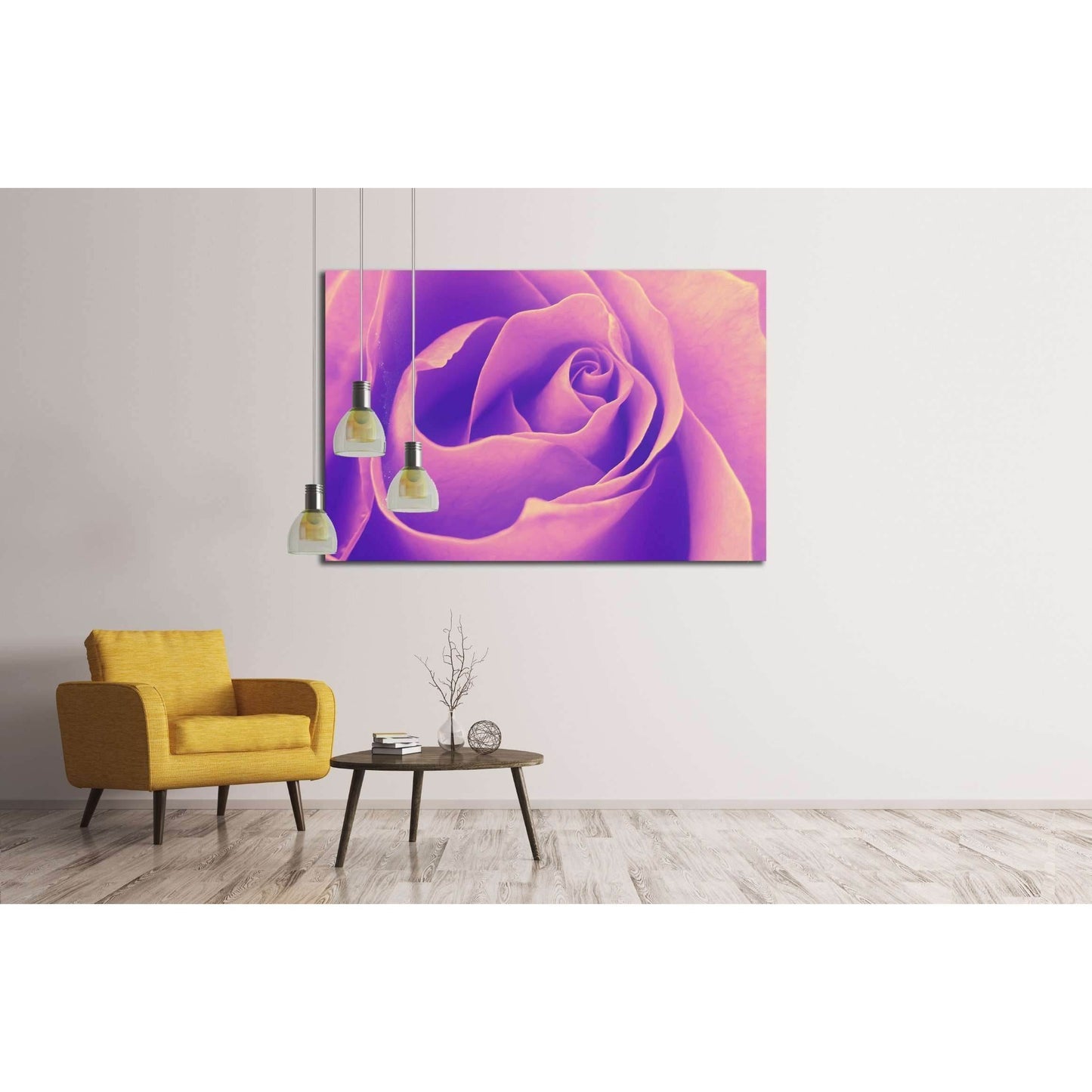 Rose, top view, petals, close-up, fragment - helical structure №2555 Ready to Hang Canvas PrintCanvas art arrives ready to hang, with hanging accessories included and no additional framing required. Every canvas print is hand-crafted, made on-demand at ou