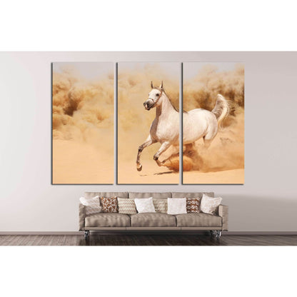 Running horse canvas print №5006 - Zellart Canvas Prints ALL_Products, Horses, s-5006