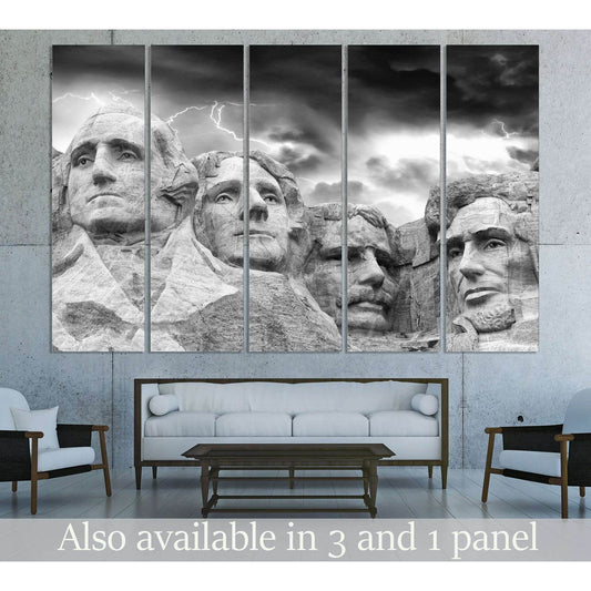 Rushmore Monument №3009 Ready to Hang Canvas Print - Zellart Canvas Prints ALL_Products, z-3009