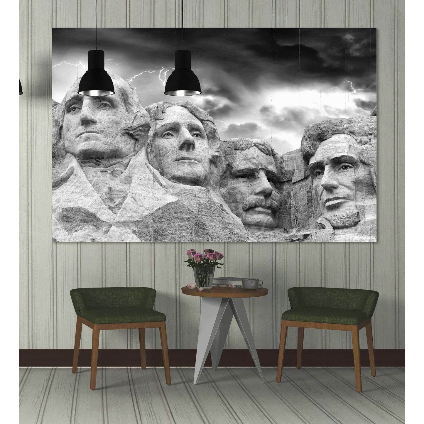 Rushmore Monument №3009 Ready to Hang Canvas Print - Zellart Canvas Prints ALL_Products, z-3009