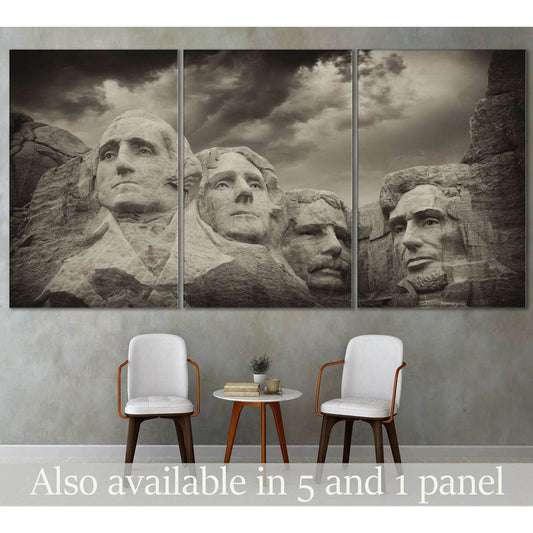 Rushmore Monument №3010 Ready to Hang Canvas Print - Zellart Canvas Prints ALL_Products, z-3010