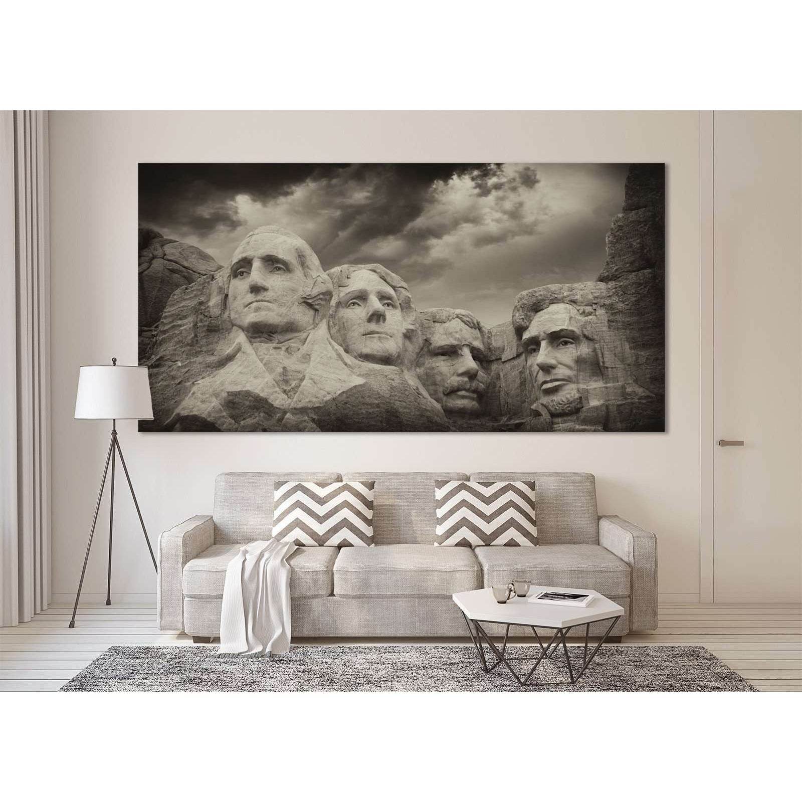 Rushmore Monument №3010 Ready to Hang Canvas Print - Zellart Canvas Prints ALL_Products, z-3010