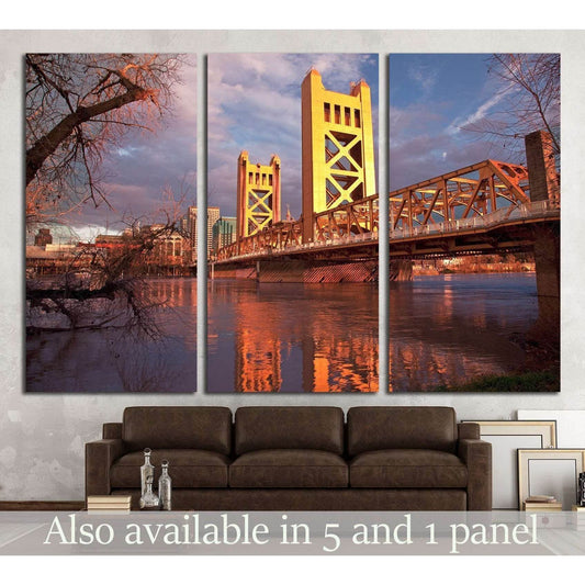 Sacramento is the capital city of California №1767 Ready to Hang Canvas Print - Zellart Canvas Prints ALL_Products, s-1767