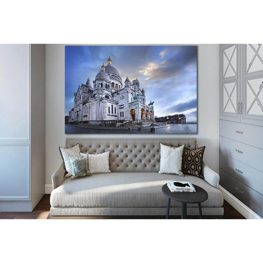 Sacred Heart Basilica Of Montmarte №SL1368 Ready to Hang Canvas Print - Zellart Canvas Prints 0new, ALL_Products, Architecture