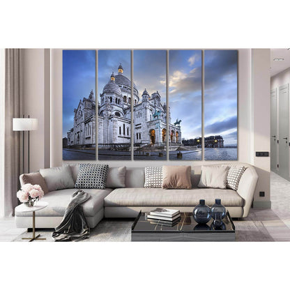 Sacred Heart Basilica Of Montmarte №SL1368 Ready to Hang Canvas Print - Zellart Canvas Prints 0new, ALL_Products, Architecture