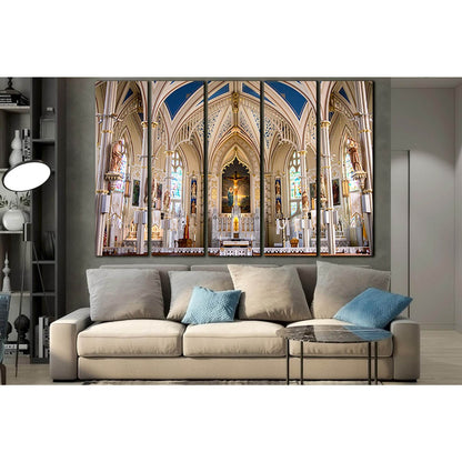Saint Marys Cathedral Architecture №SL1407 Ready to Hang Canvas Print - Zellart Canvas Prints 0new, ALL_Products, Architecture
