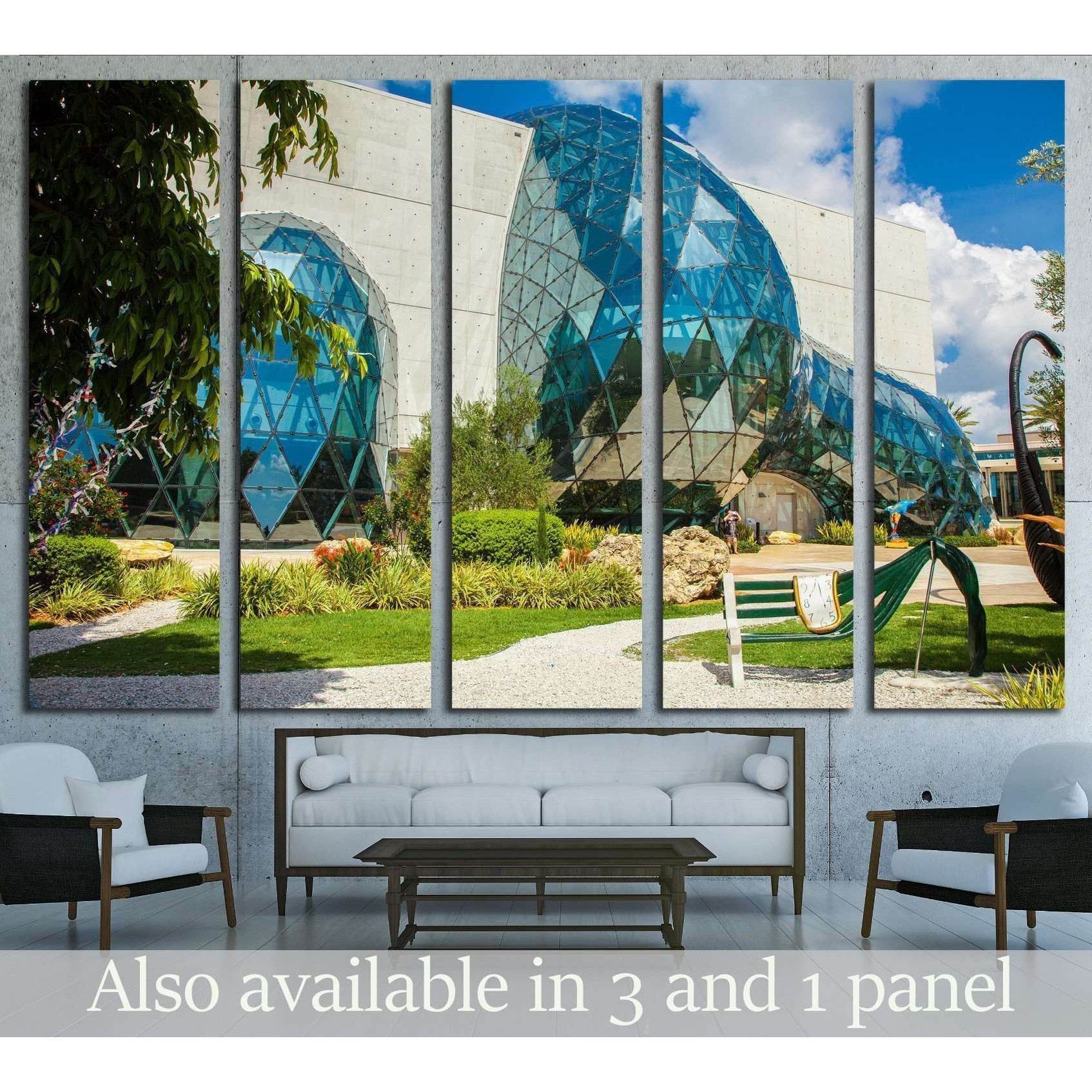 Salvador Dali Museum in St. Petersburg, FLORIDA, USA №1778 Ready to Hang Canvas Print