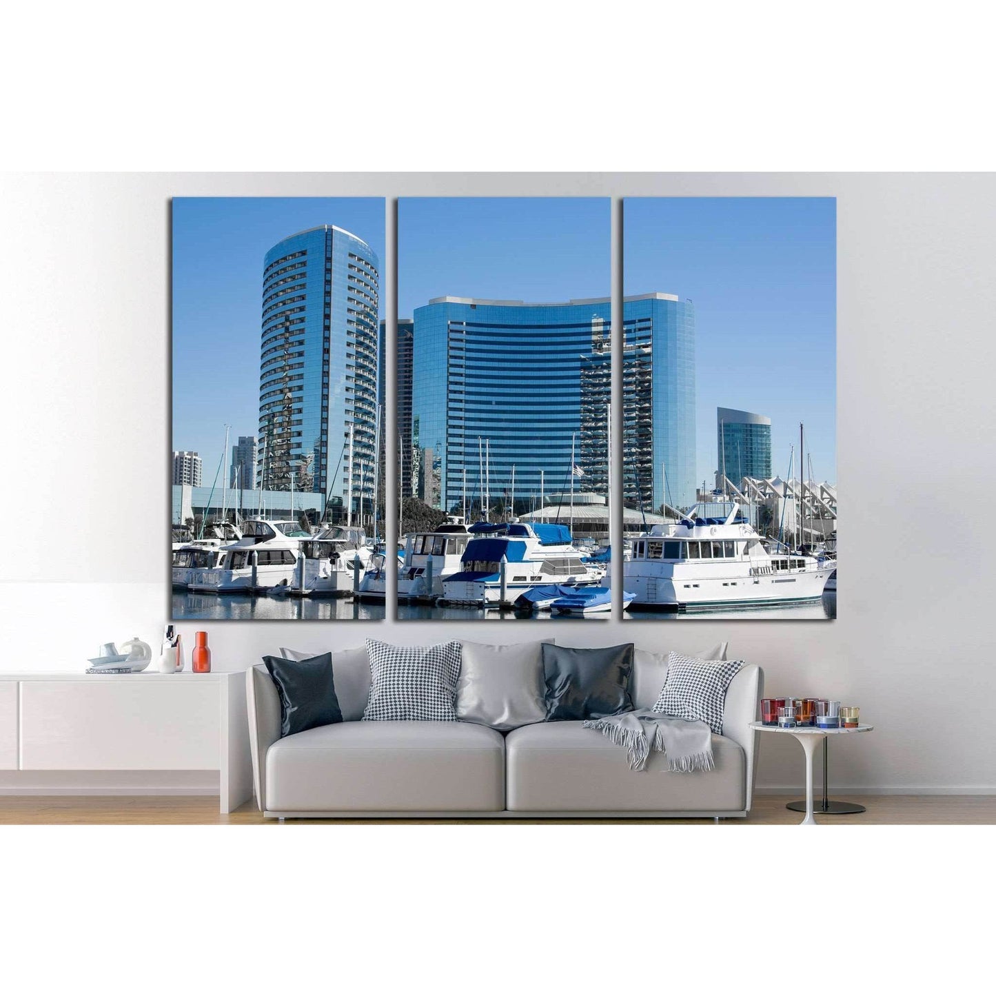 San Diego Bay №756 Ready to Hang Canvas Print - Zellart Canvas Prints ALL_Products, s-756