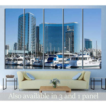 San Diego Bay №756 Ready to Hang Canvas Print - Zellart Canvas Prints ALL_Products, s-756