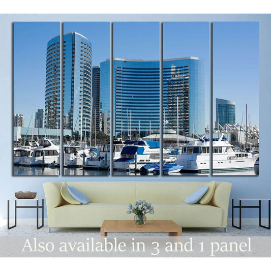 San Diego Bay №756 Ready to Hang Canvas Print - Zellart Canvas Prints ALL_Products, s-756