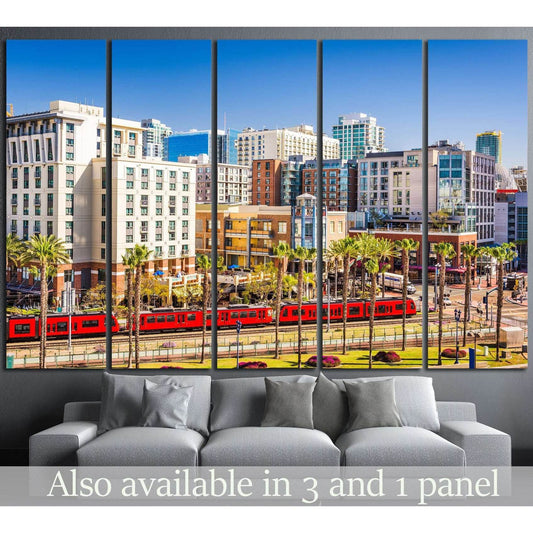 San Diego, California №1014 Ready to Hang Canvas Print - Zellart Canvas Prints ALL_Products, s-1014