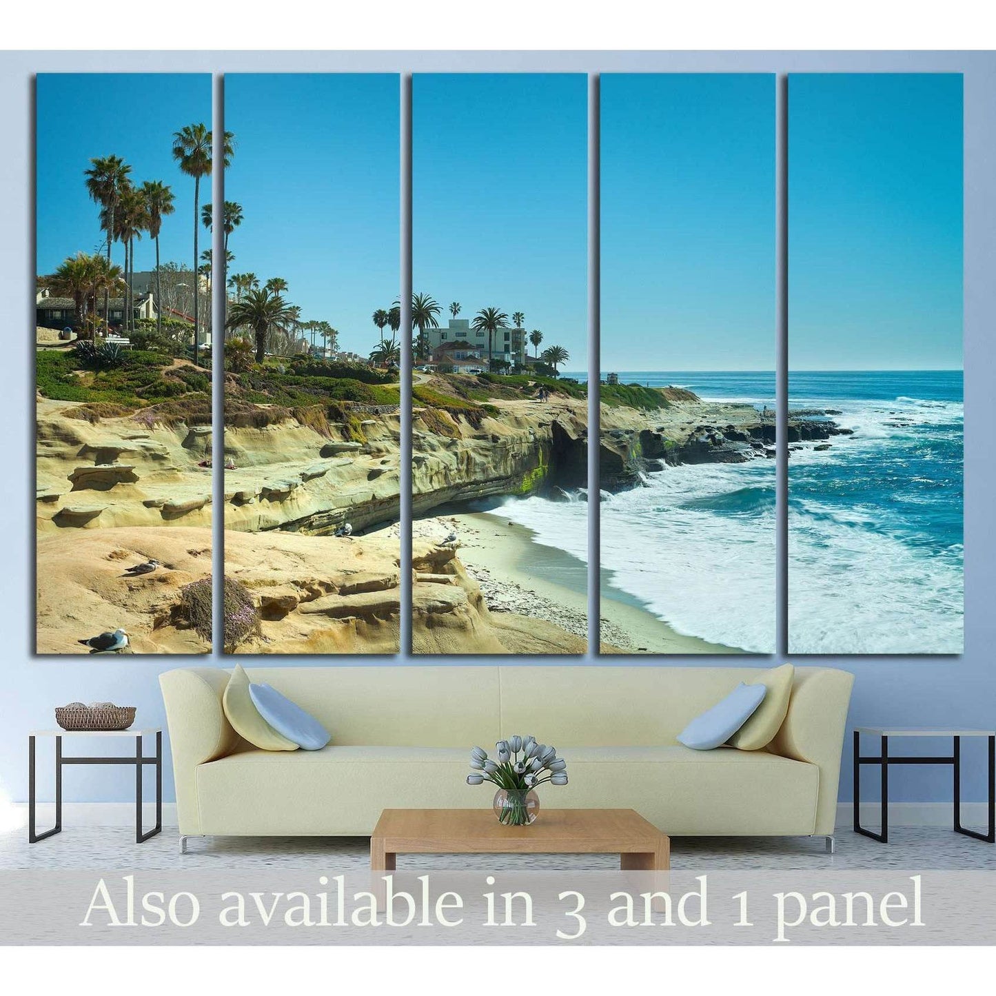 San Diego, California №1016 Ready to Hang Canvas Print - Zellart Canvas Prints ALL_Products, s-1016