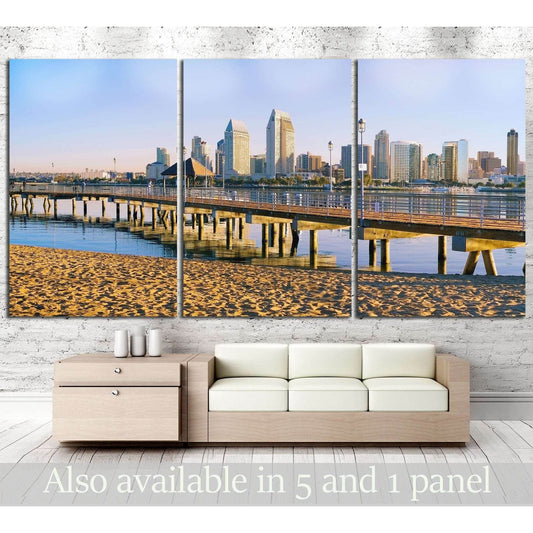 San Diego, California №788 Ready to Hang Canvas Print - Zellart Canvas Prints ALL_Products, s-788