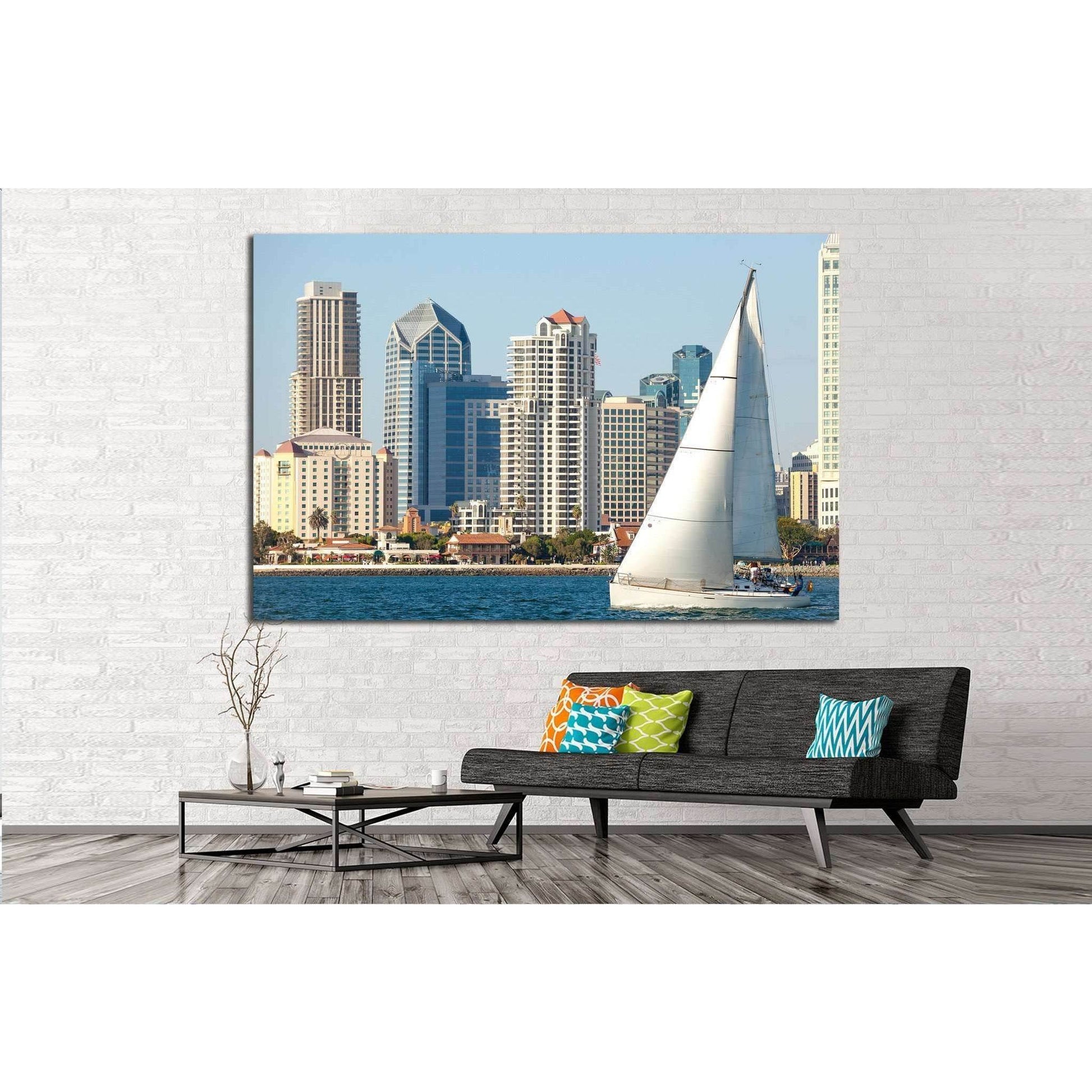 San Diego, California №783 Ready to Hang Canvas PrintCanvas art arrives ready to hang, with hanging accessories included and no additional framing required. Every canvas print is hand-crafted, made on-demand at our workshop and expertly stretched around 1
