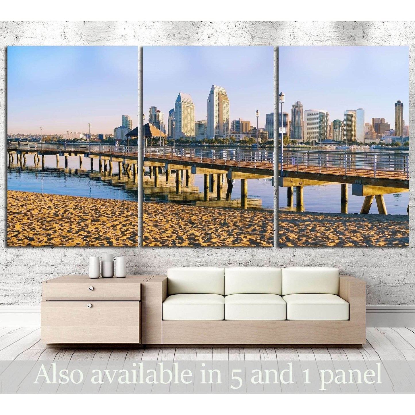 San Diego, California №788 Ready to Hang Canvas PrintCanvas art arrives ready to hang, with hanging accessories included and no additional framing required. Every canvas print is hand-crafted, made on-demand at our workshop and expertly stretched around 1
