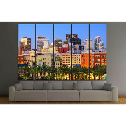 San Diego, California, USA №1029 Ready to Hang Canvas Print - Zellart Canvas Prints ALL_Products, s-1029