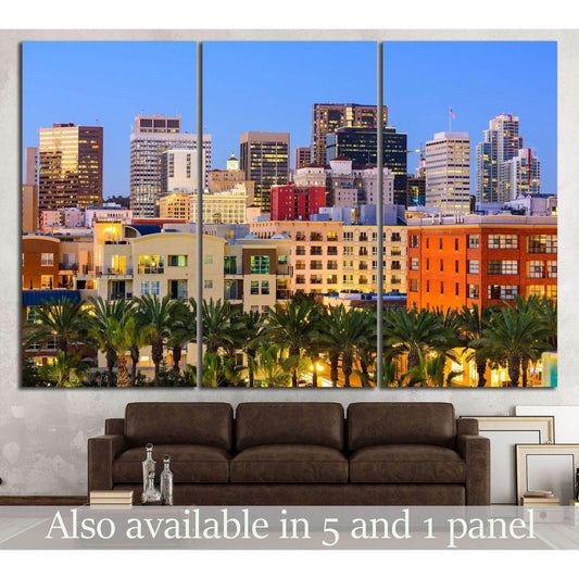 San Diego, California, USA №1029 Ready to Hang Canvas Print - Zellart Canvas Prints ALL_Products, s-1029
