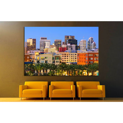 San Diego, California, USA №1029 Ready to Hang Canvas Print - Zellart Canvas Prints ALL_Products, s-1029