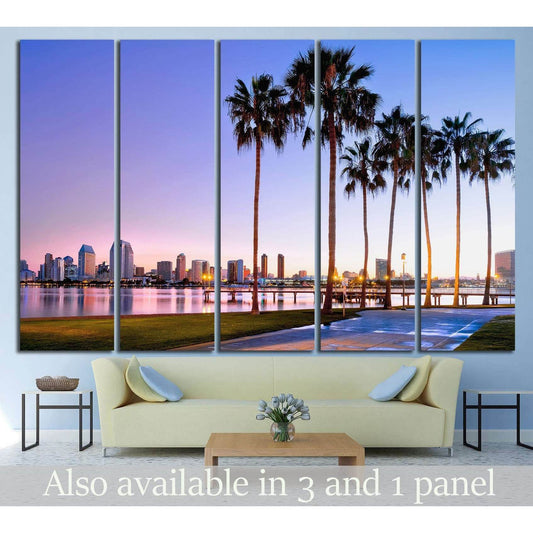 San Diego, California, USA №999 Ready to Hang Canvas Print - Zellart Canvas Prints ALL_Products, s-999