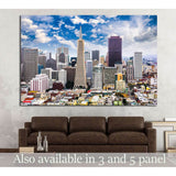 San Francisco, California, USA Skyline №1231 Ready to Hang Canvas Print