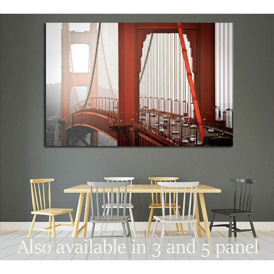 Golden Gate bridge wall art, San Francisco canvas print, Ready to Hang №1944Canvas art arrives ready to hang, with hanging accessories included and no additional framing required. Every canvas print is hand-crafted, made on-demand at our workshop and expe
