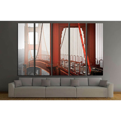 Golden Gate bridge wall art, San Francisco canvas print, Ready to Hang №1944Canvas art arrives ready to hang, with hanging accessories included and no additional framing required. Every canvas print is hand-crafted, made on-demand at our workshop and expe