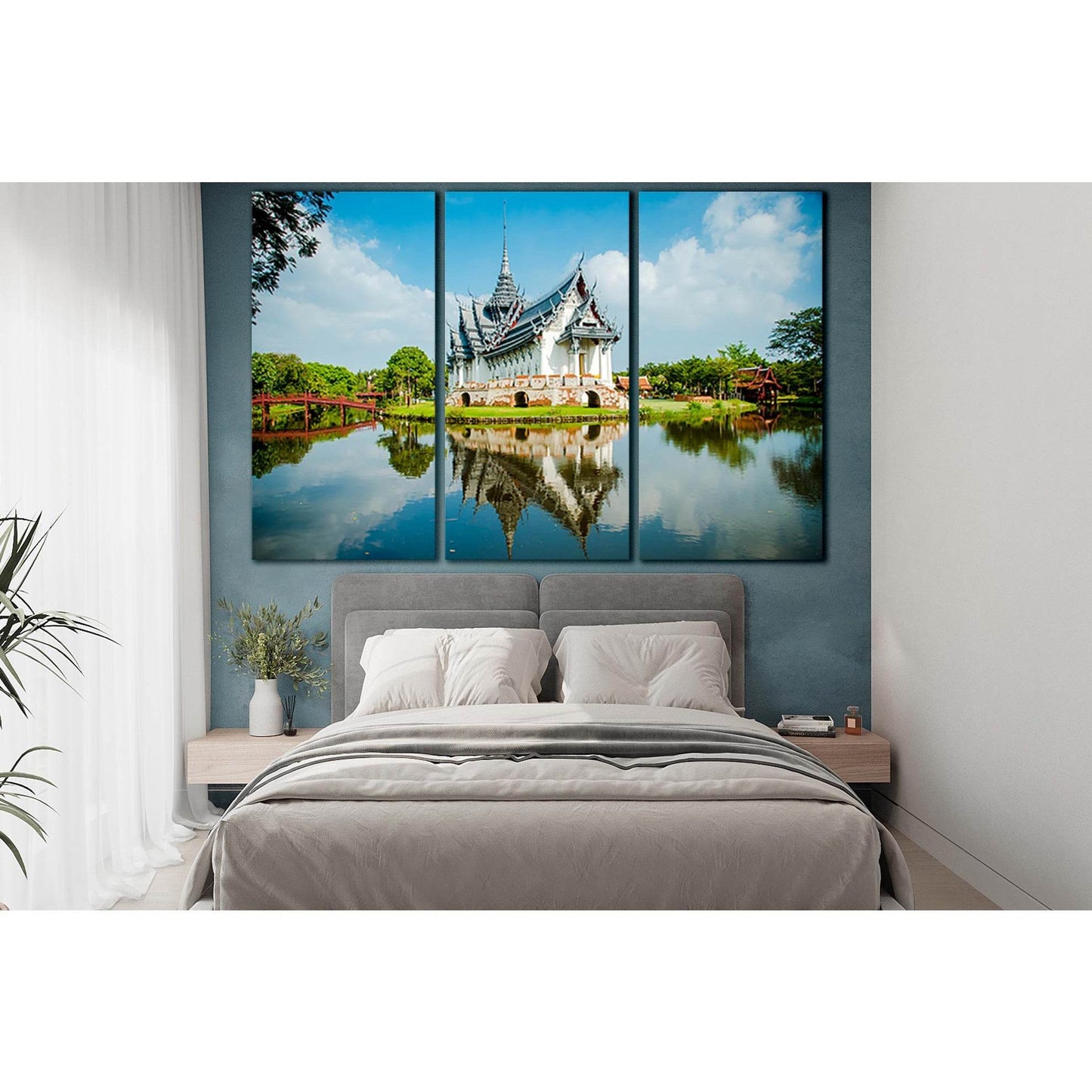 Sanphet Prasat Palace №SL1371 Ready to Hang Canvas Print - Zellart Canvas Prints 0new, ALL_Products, Architecture