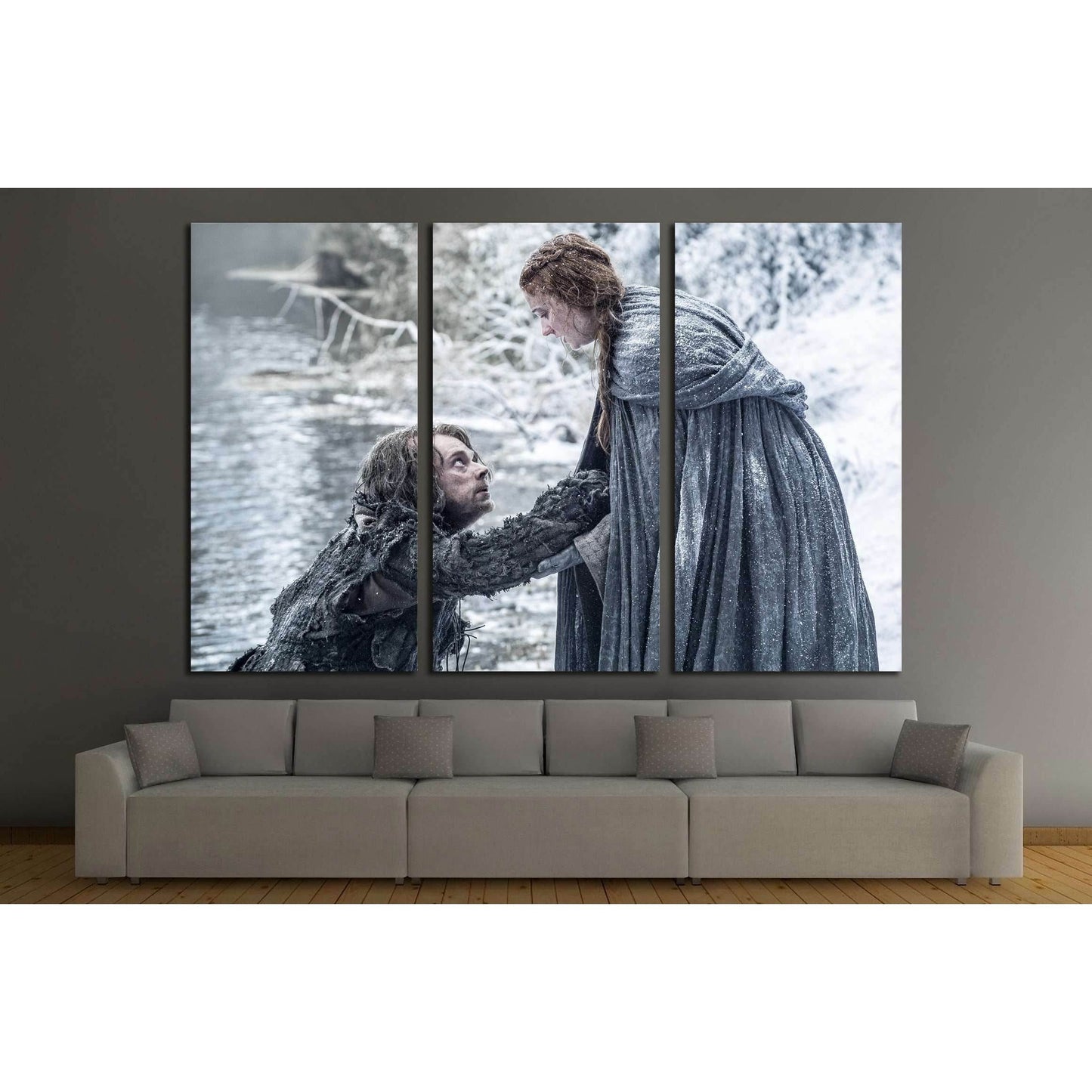 Sansa Stark №3348 Ready to Hang Canvas Print - Zellart Canvas Prints ALL_Products, s-3348